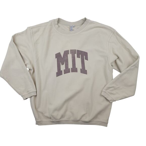 Chicka-d Men's MIT 1/4 Zip & Crewneck Sweatshirt Bundle Sz Small Gray & Cream - Picture 3 of 16